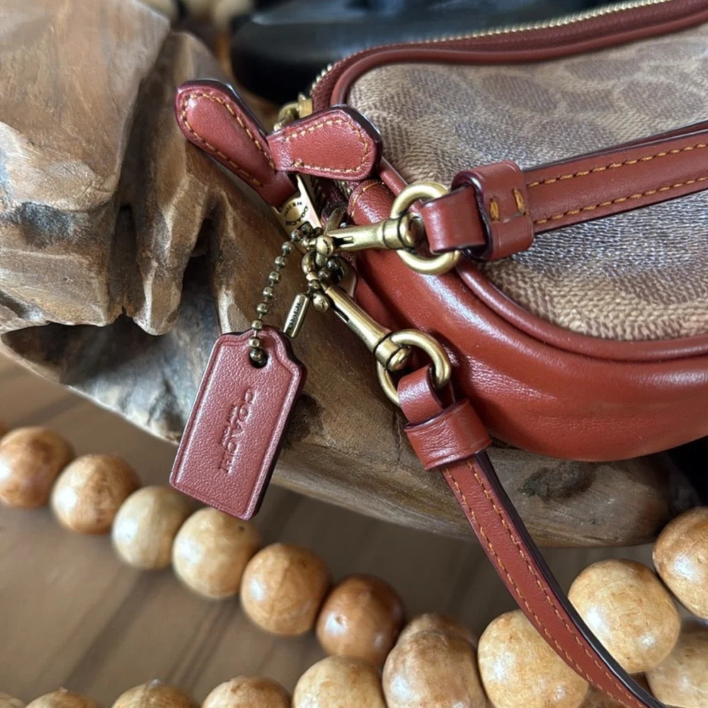Coach Signature Canvas Shoulder Bag